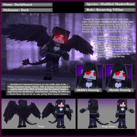 Hytale DarkHeartt Bio and Character Design - Page 1